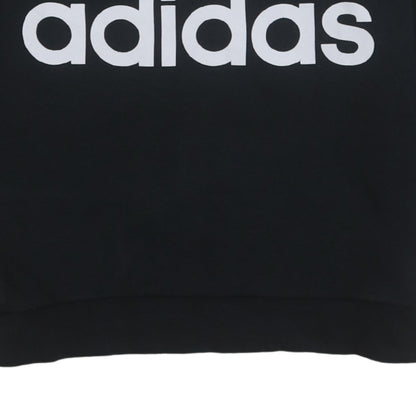 Womens UK Size 8 adidas Black Pullover Sweatshirt