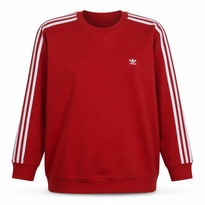 Womens UK Size 3XL adidas Red Pullover Sweatshirt