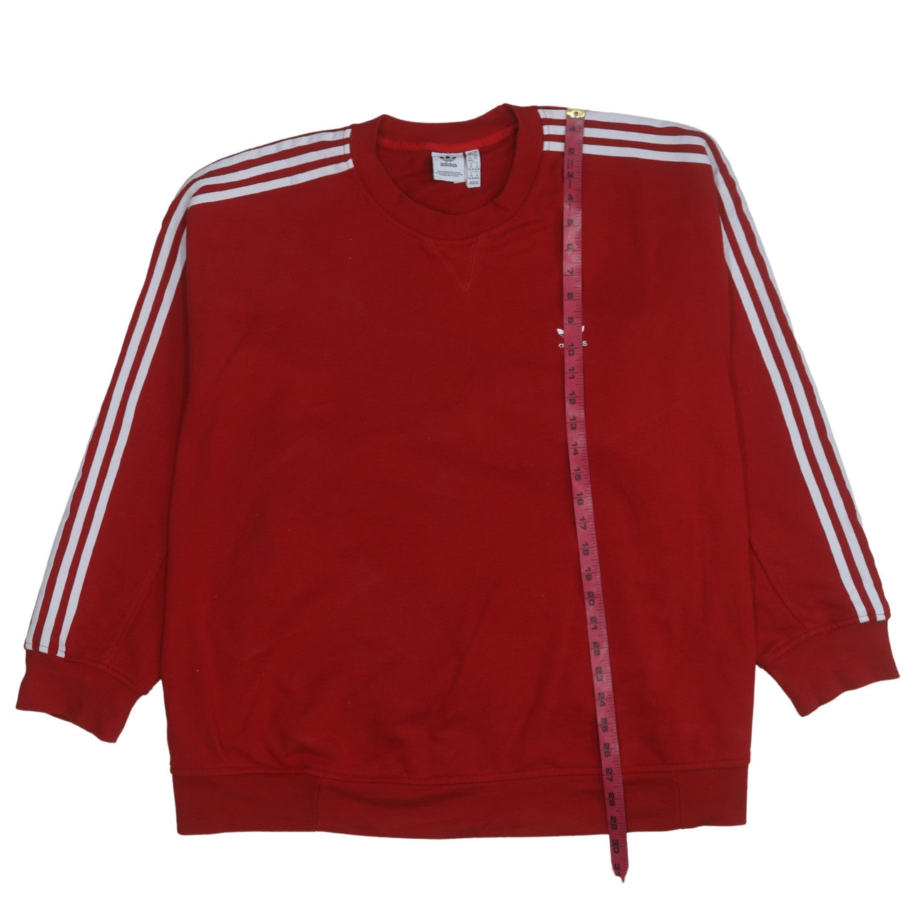 Womens UK Size 3XL adidas Red Pullover Sweatshirt