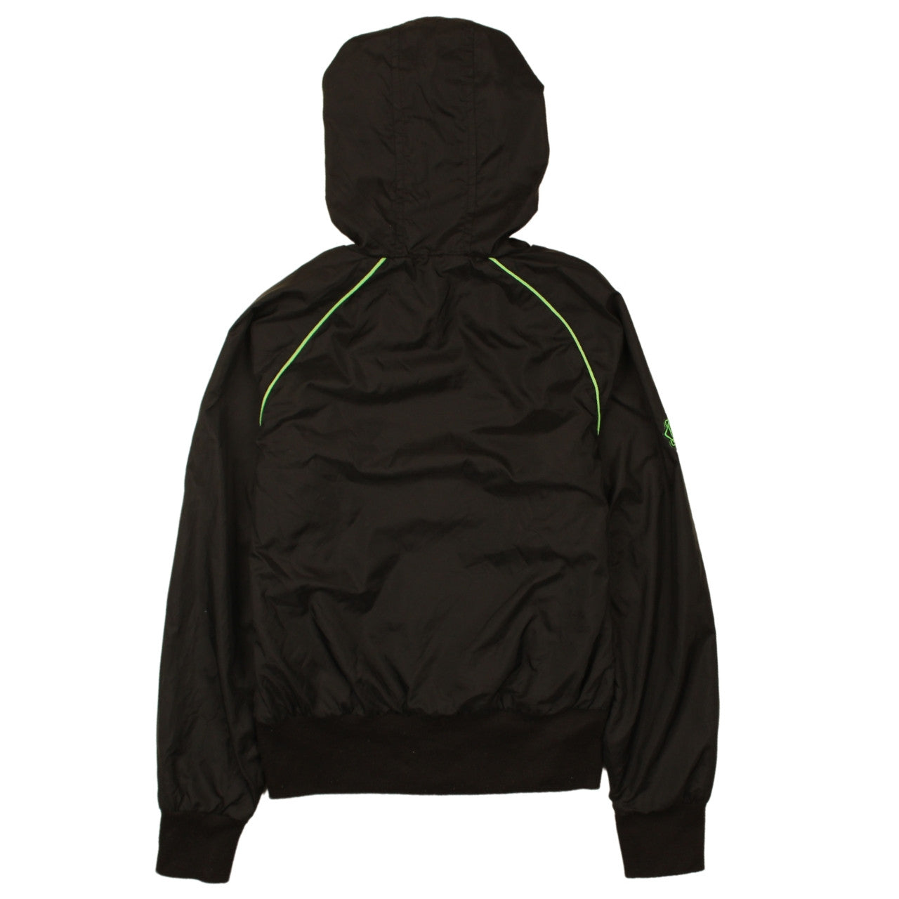 Womens UK Size 10 PUMA Black Windbreaker Coat
