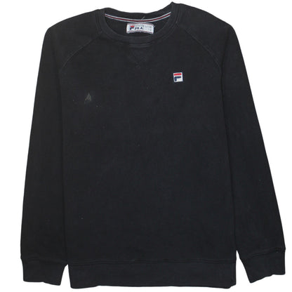 Mens UK Size L FILA Black Pullover Sweatshirt