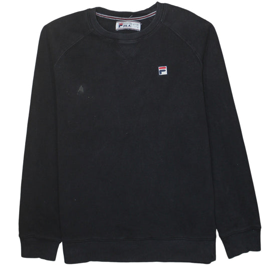 Mens UK Size L FILA Black Pullover Sweatshirt