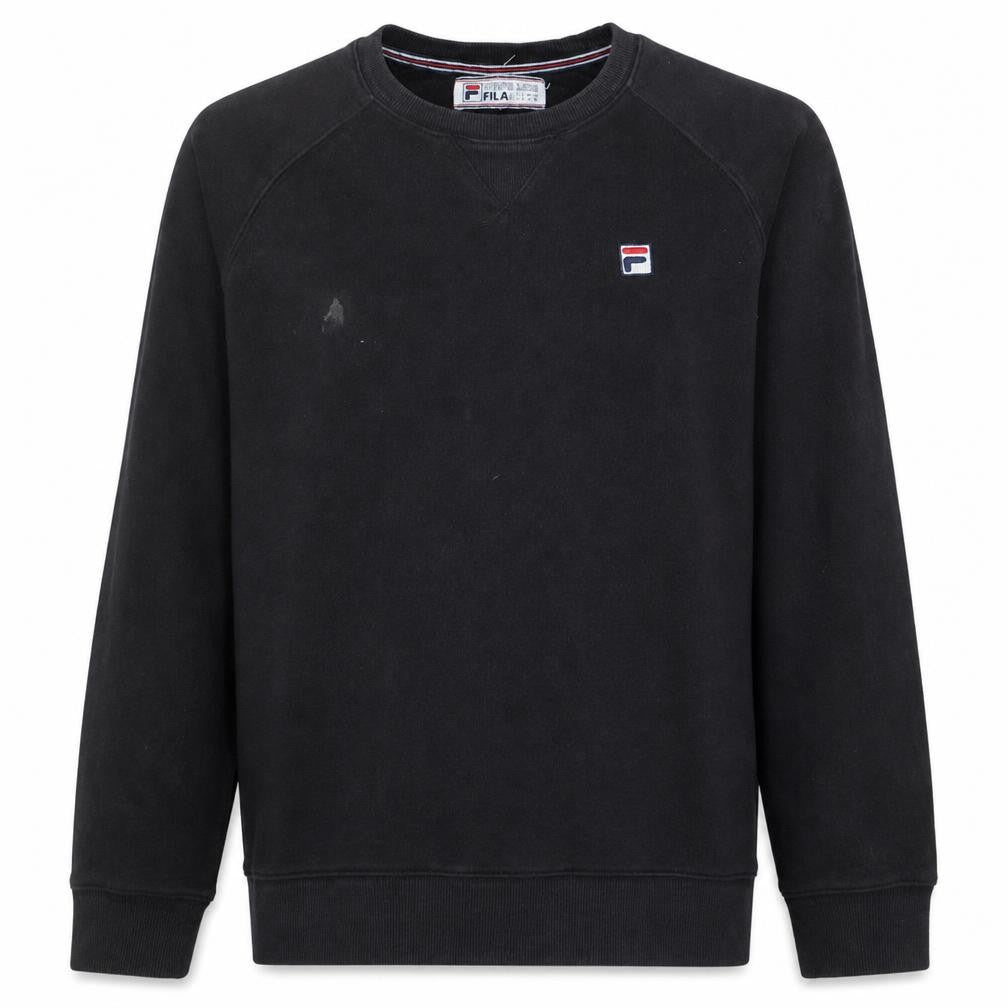 Mens UK Size L FILA Black Pullover Sweatshirt