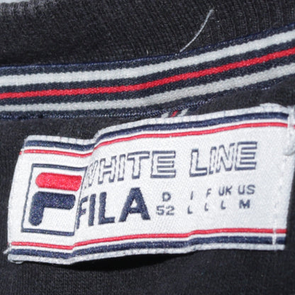 Mens UK Size L FILA Black Pullover Sweatshirt