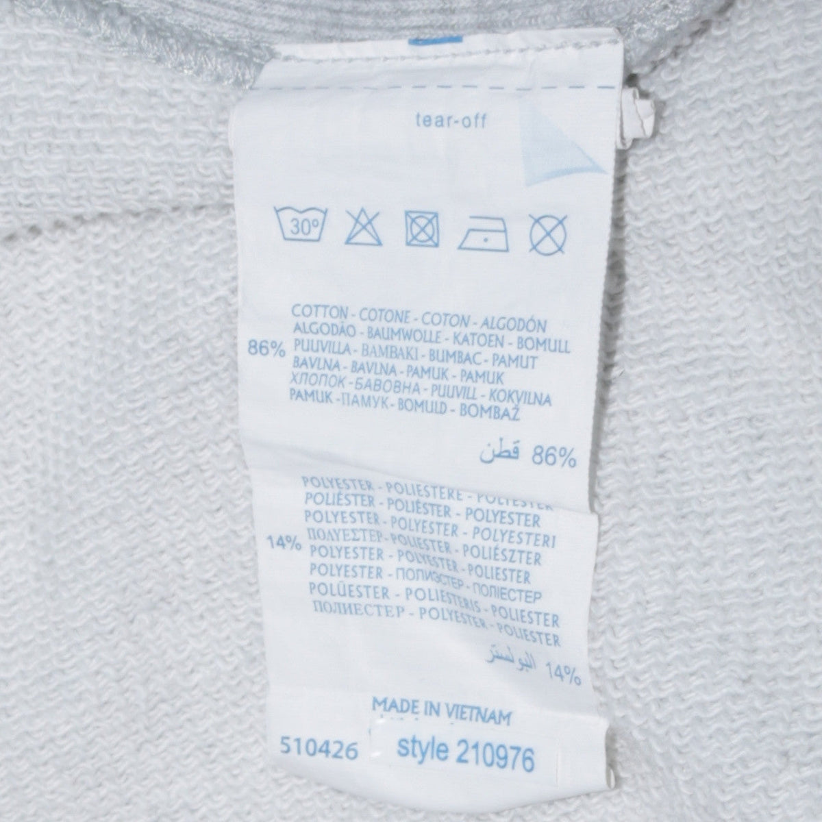 Mens UK Size XL Champion Grey Pullover Sweatshirt