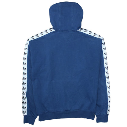 Mens UK Size M adidas Blue Pullover Hoodie