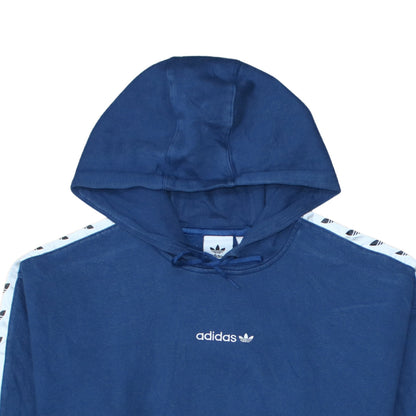Mens UK Size M adidas Blue Pullover Hoodie