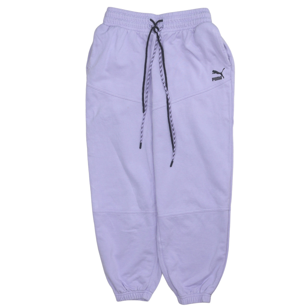 Womens UK Size S PUMA Relaxed Fit Jogger Purple Trousers