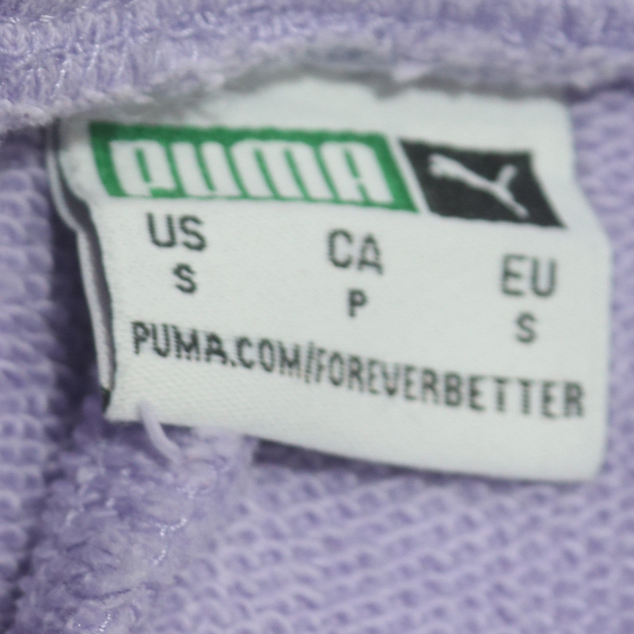 Womens UK Size S PUMA Relaxed Fit Jogger Purple Trousers