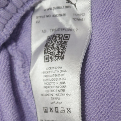 Womens UK Size S PUMA Relaxed Fit Jogger Purple Trousers