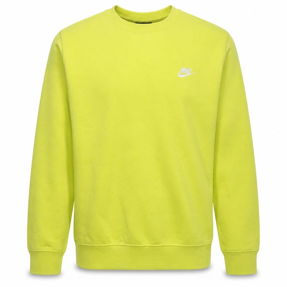 Mens UK Size M Nike Yellow Pullover Sweatshirt