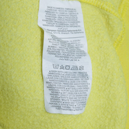 Mens UK Size M Nike Yellow Pullover Sweatshirt