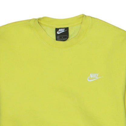 Mens UK Size M Nike Yellow Pullover Sweatshirt
