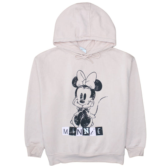 Womens UK Size L Disney Beige Pullover Hoodie