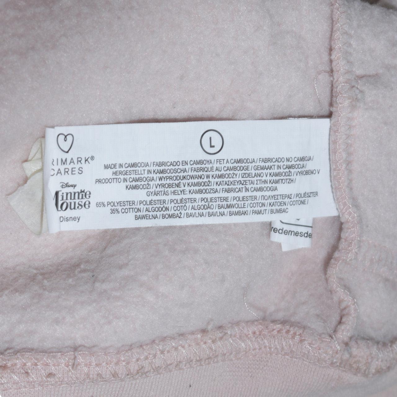 Womens UK Size L Disney Beige Pullover Hoodie