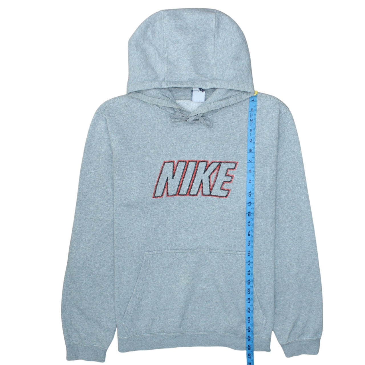 Mens UK Size L Nike Grey Pullover Hoodie