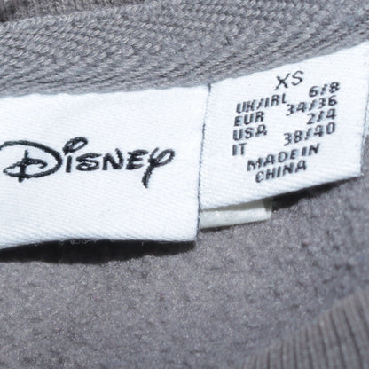 Womens UK Size XS Disney Grey Pullover Sweatshirt