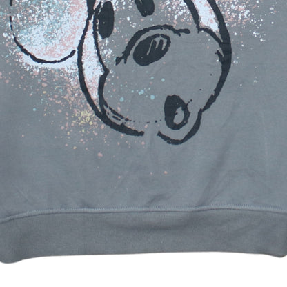 Womens UK Size XS Disney Grey Pullover Sweatshirt