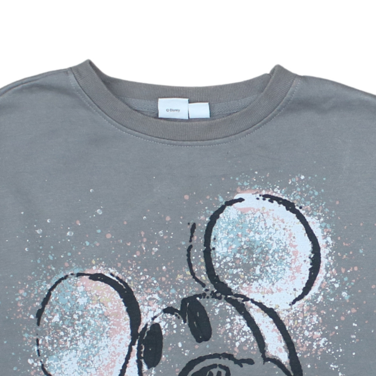 Womens UK Size XS Disney Grey Pullover Sweatshirt