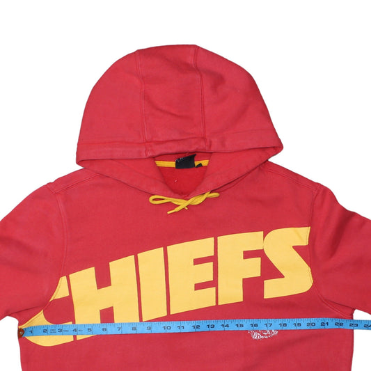 Mens UK Size L NFL Team Apparel Red Pullover Hoodie