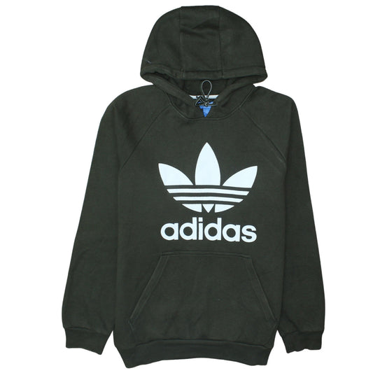 Mens UK Size L adidas Green Pullover Hoodie