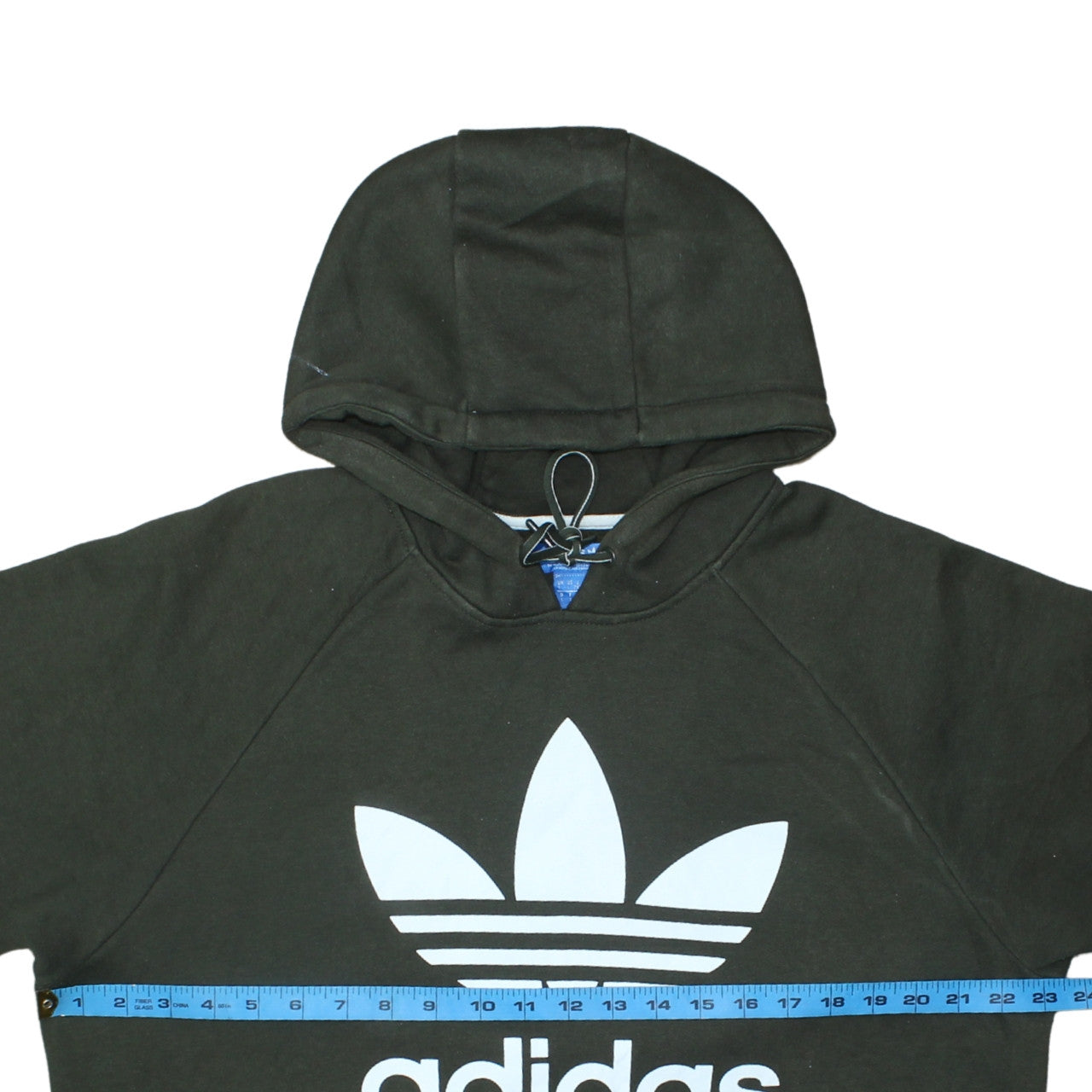Mens UK Size L adidas Green Pullover Hoodie