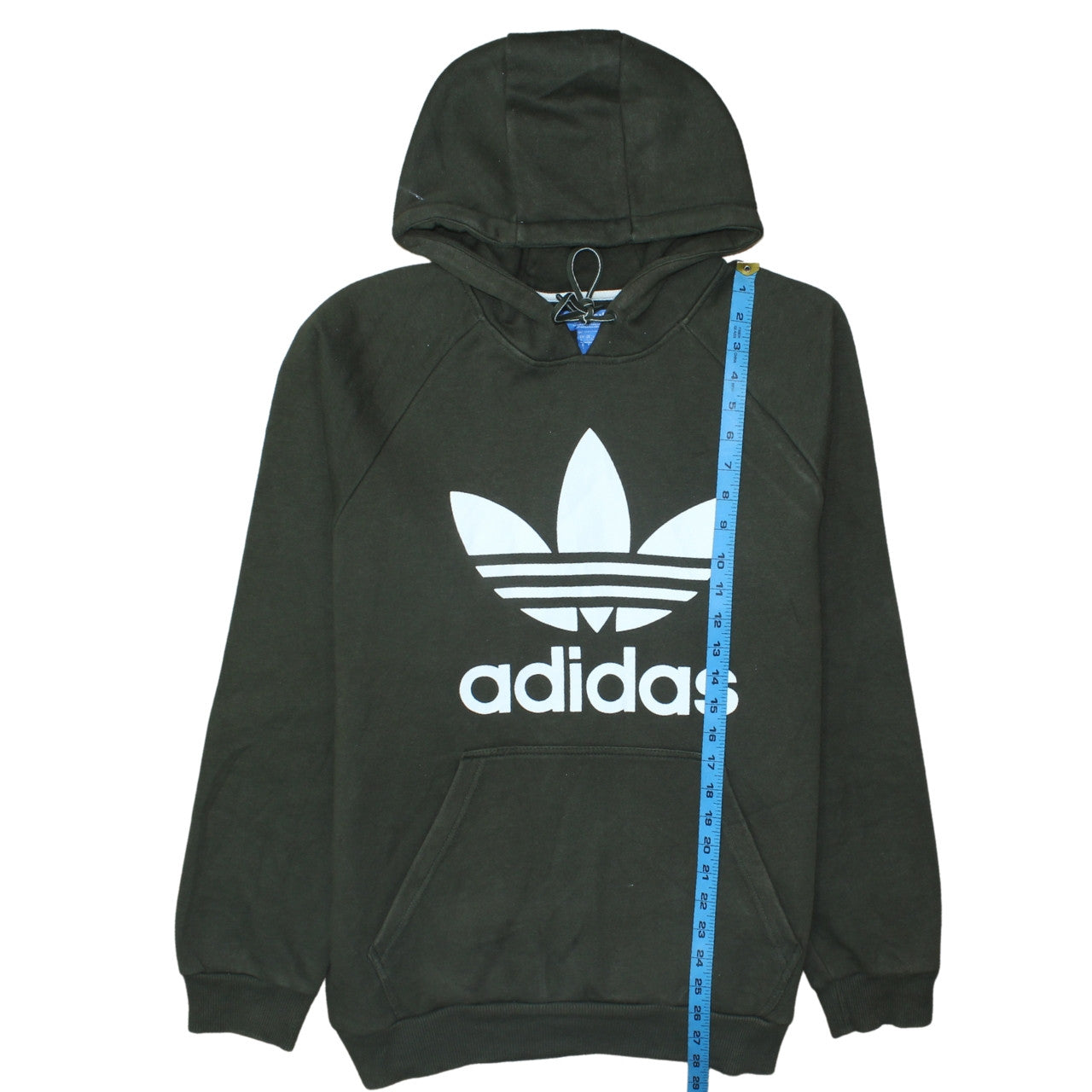 Mens UK Size L adidas Green Pullover Hoodie