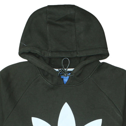 Mens UK Size L adidas Green Pullover Hoodie