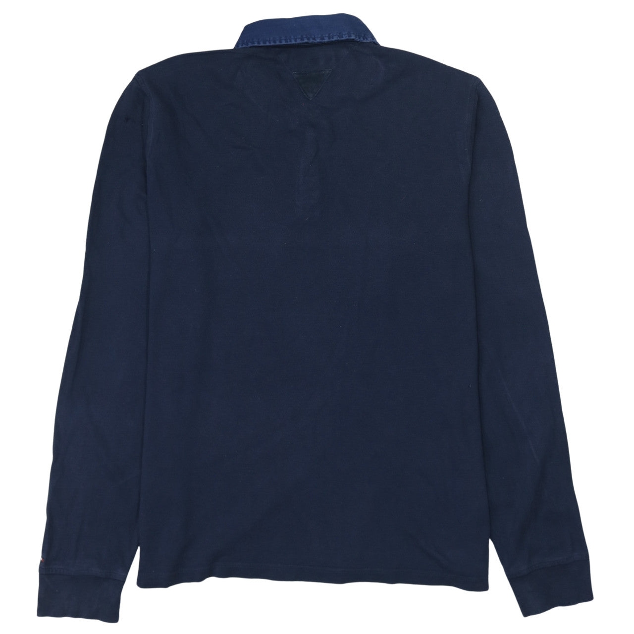 Tommy Hilfiger Men's Blue Slim Fit 2XL Long Sleeve Collared Polo Shirt
