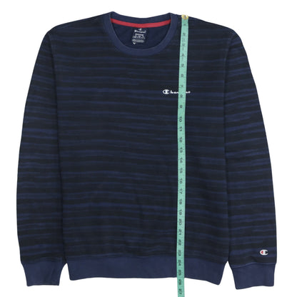 Mens UK Size M Champion Blue Pullover Sweatshirt