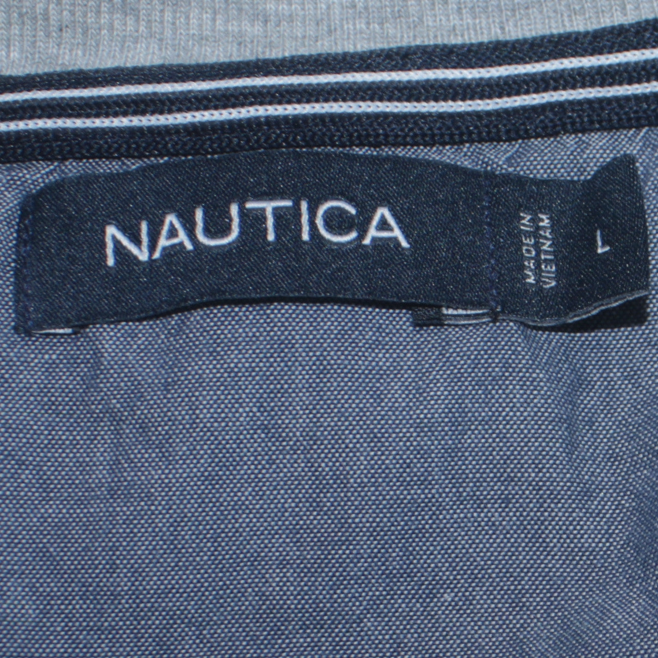 Mens UK Size L Nautica Grey Casual Walking Gym & Training Jacket