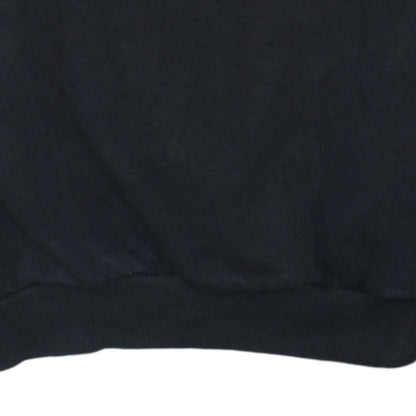 Adidas Boys Black Crew Neck Pullover Sweatshirt Size 15-16 Years