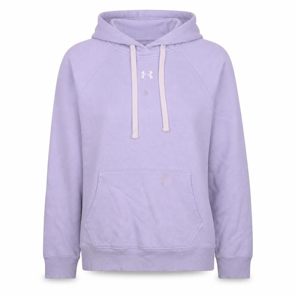 Womens UK Size L Under armour Purple Pullover Hoodie