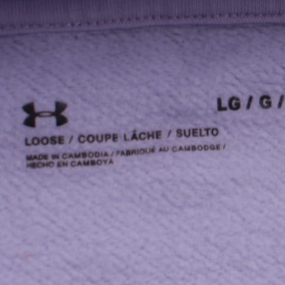 Womens UK Size L Under armour Purple Pullover Hoodie