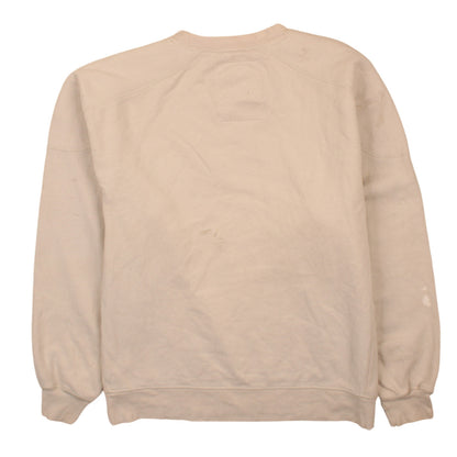 Mens UK Size L Champion Beige Pullover Sweatshirt