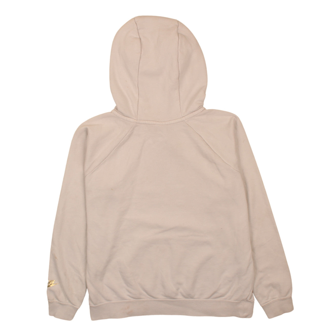 Mens UK Size M Nike Beige Pullover Hoodie