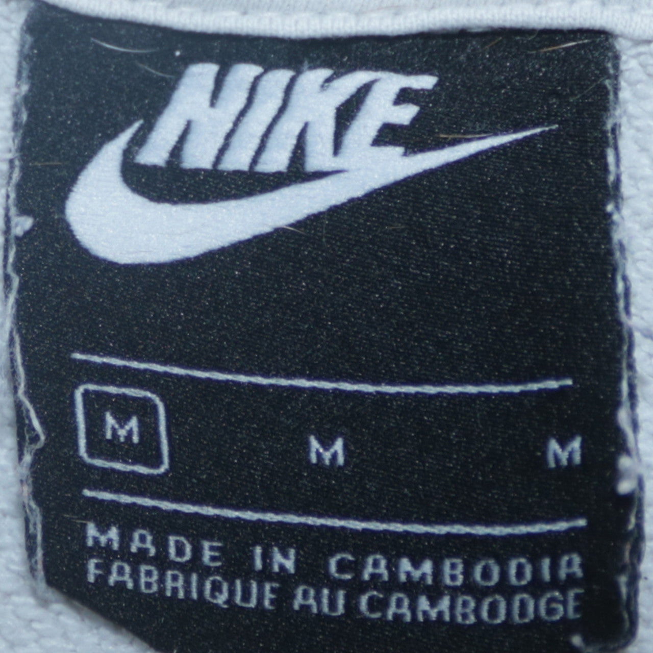 Mens UK Size M Nike Beige Pullover Hoodie