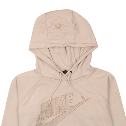 Mens UK Size M Nike Beige Pullover Hoodie