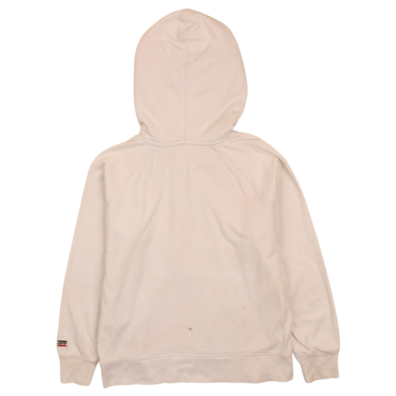 Mens UK Size XS Levi's White Pullover Hoodie