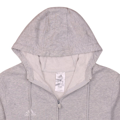 Mens UK Size XL adidas Grey Full Zip Hoodie