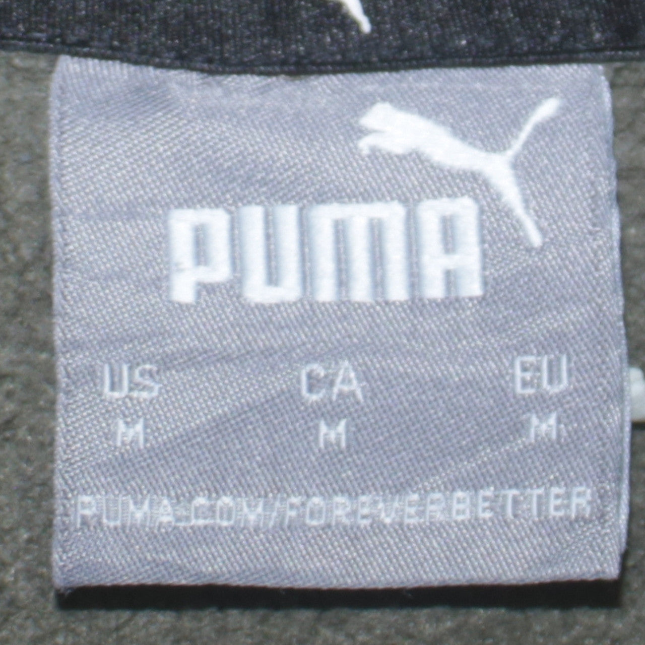 Mens UK Size M PUMA Green Pullover Hoodie
