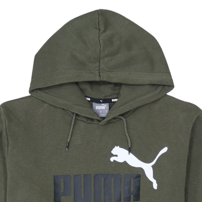 Mens UK Size M PUMA Green Pullover Hoodie