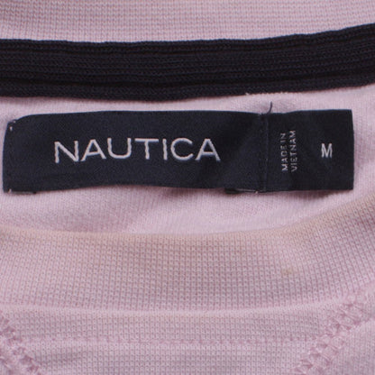 Mens UK Size M Nautica Pink Pullover Sweatshirt