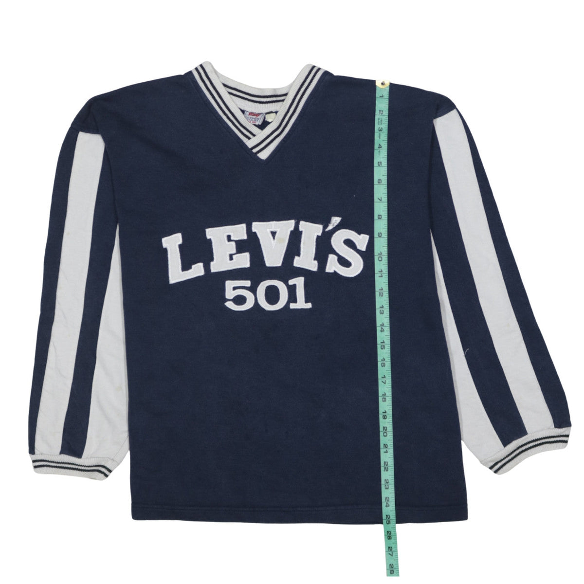Mens UK Size L Levi's Blue Pullover Sweatshirt