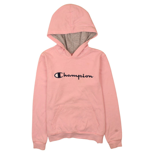 Womens UK Size XL Champion Pink Pullover Hoodie