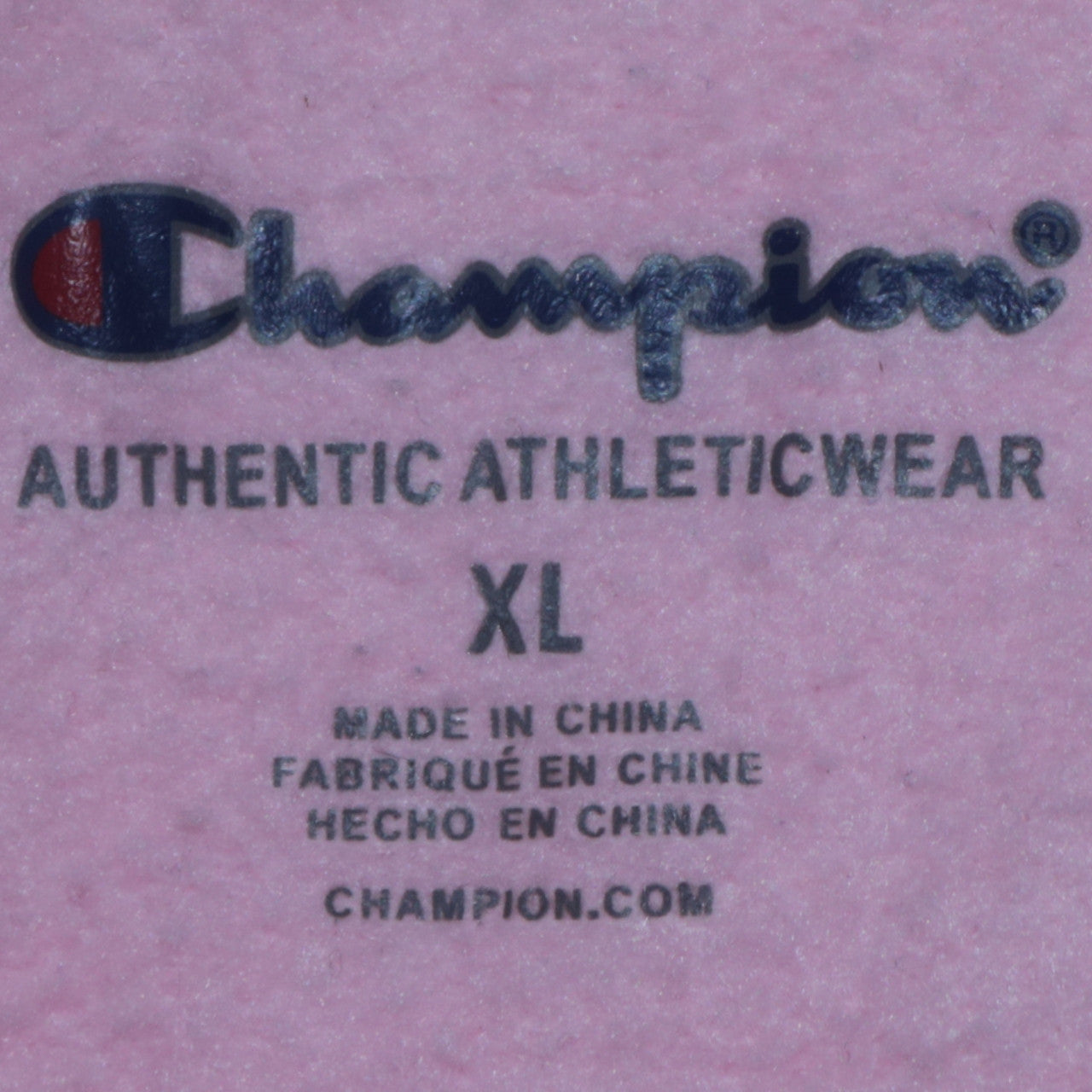 Womens UK Size XL Champion Pink Pullover Hoodie