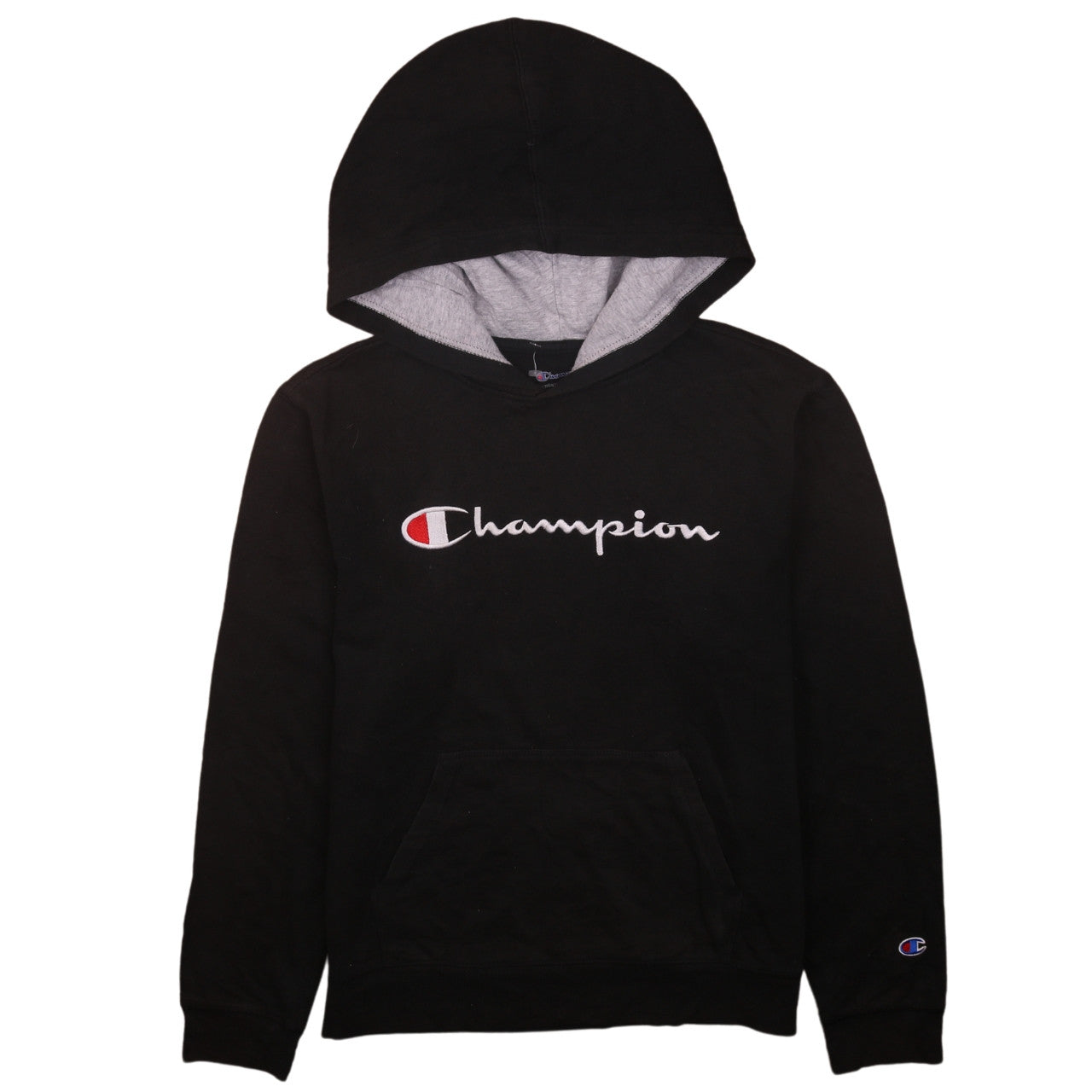 Womens UK Size XL Champion Black Pullover Hoodie