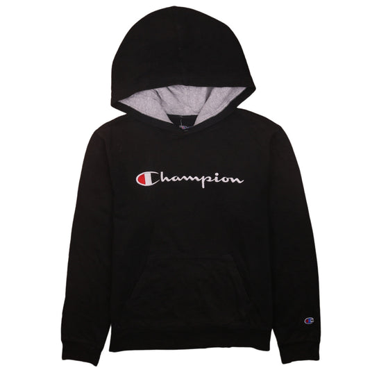 Womens UK Size XL Champion Black Pullover Hoodie