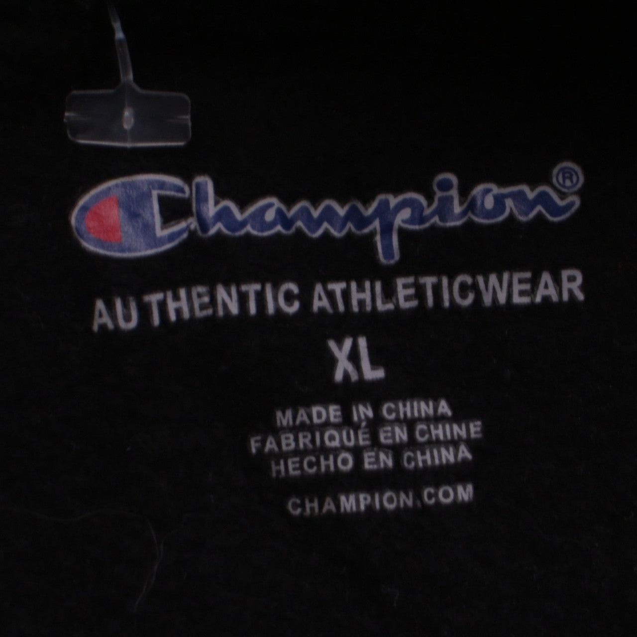 Womens UK Size XL Champion Black Pullover Hoodie