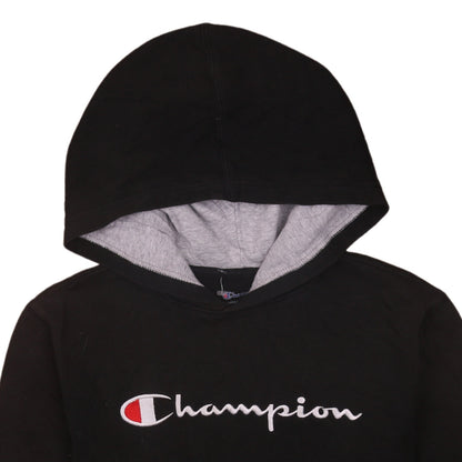 Womens UK Size XL Champion Black Pullover Hoodie